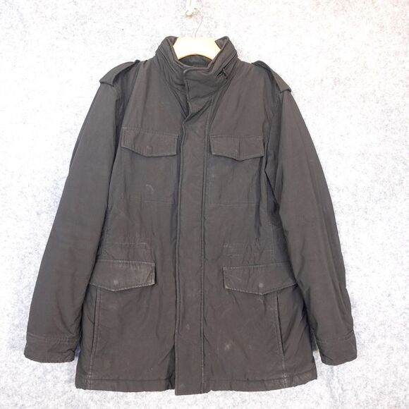 Insulated Jackets Mens Grey Utility Jacket Men's Utility Jacket